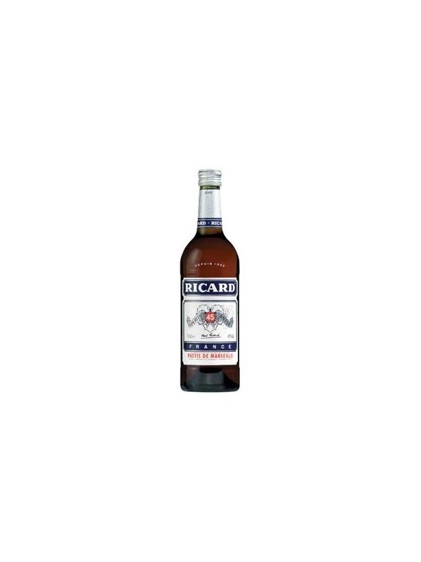 LICOR RICARD 1L - El pastis (Ricard) es un ans tpico de Francia cuyo contenido alcohlico ronda los 40-45%, aunque se encuentran versiones anahalclicas (sin alcohol) de esta bebida. La palabra pastis proviene del occitano o del cataln pasts, significando pasta o mixtura; y tambin: aburrimiento, situacin desagradable o confusa (pastiche).

