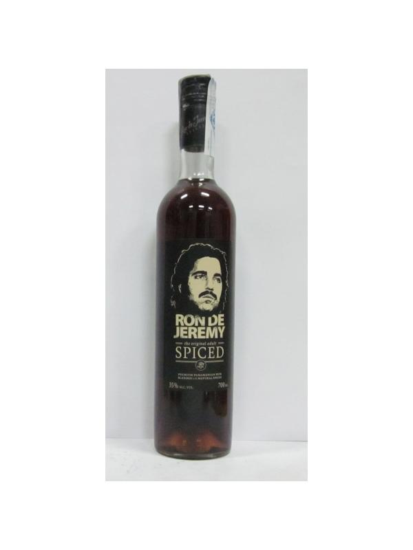 RON DE JEREMY SPICED  - RON DE JEREMY SPICED PANAMA
Como su homnimo, el Ron de Jeremy Spiced est lleno de sabor. Se mezcla ingeniosamente con ingredientes naturales y especias. Es compatible con el color rico y profundo el aroma redondo y complejo, con notas de vainilla y especias. El final largo y suave es muy agradable. Ron de Jeremy Spiced es un mezclador excepcionalmente bueno con cola y jugos, pero tambin gran recto para arriba