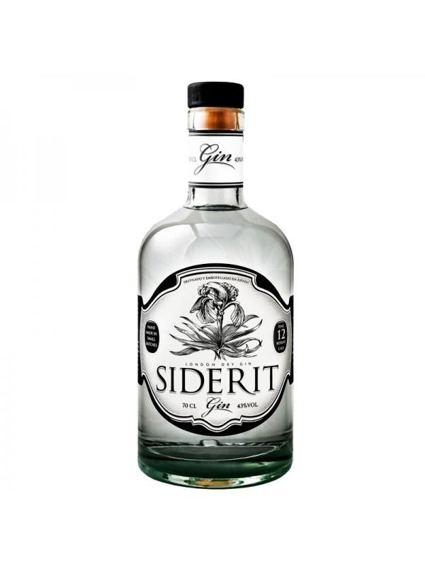 GINEBRA SIDERIT ( CANTABRIA ) - La ginebra Siderit, es una Dry Gin hecha en Cantabria, destilada a partir de alcohol de centeno como las primeras ginebras ( jenever)  hechas en Holanda.