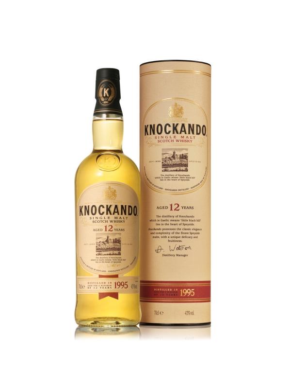WHISKY KNOCKANDO 12 AÑOS - Whisky  Knockando 12 años
Región: Speyside 
Origen: Escocia (Reino Unido) 
Graduación: 40° 
Volumen: 70 cl. 
